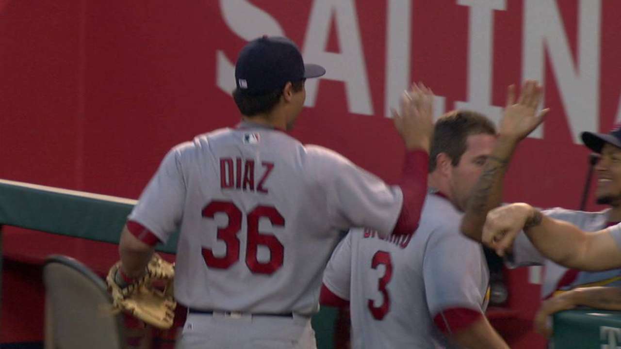 Diaz's fixes help Cards stabilize defense