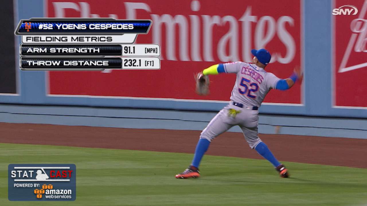 Statcast: Cespedes' great throw