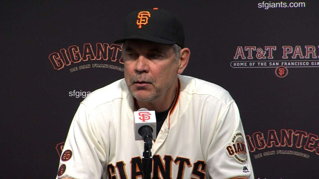Bochy on 4-0 loss to Blue Jays