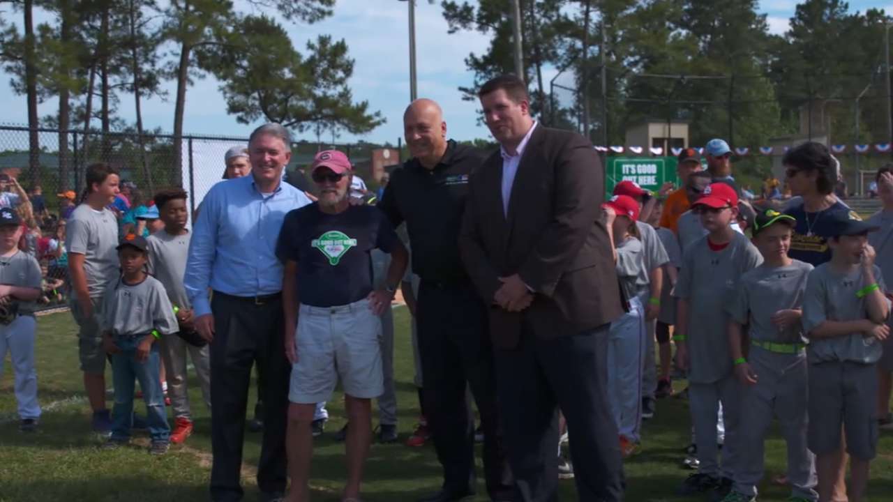 MLB, Scotts giving ballfields a whole new look