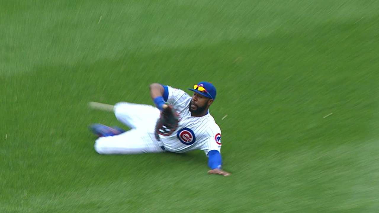 Heyward's sliding grab