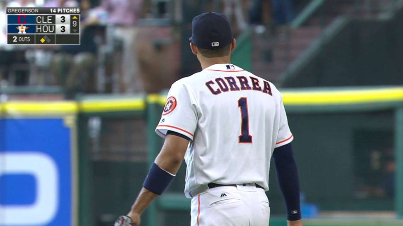 Correa's stop keeps game tied