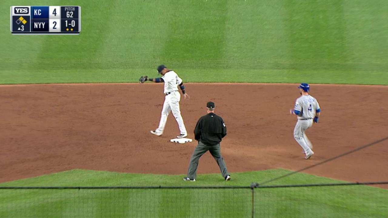 Pineda escapes the jam