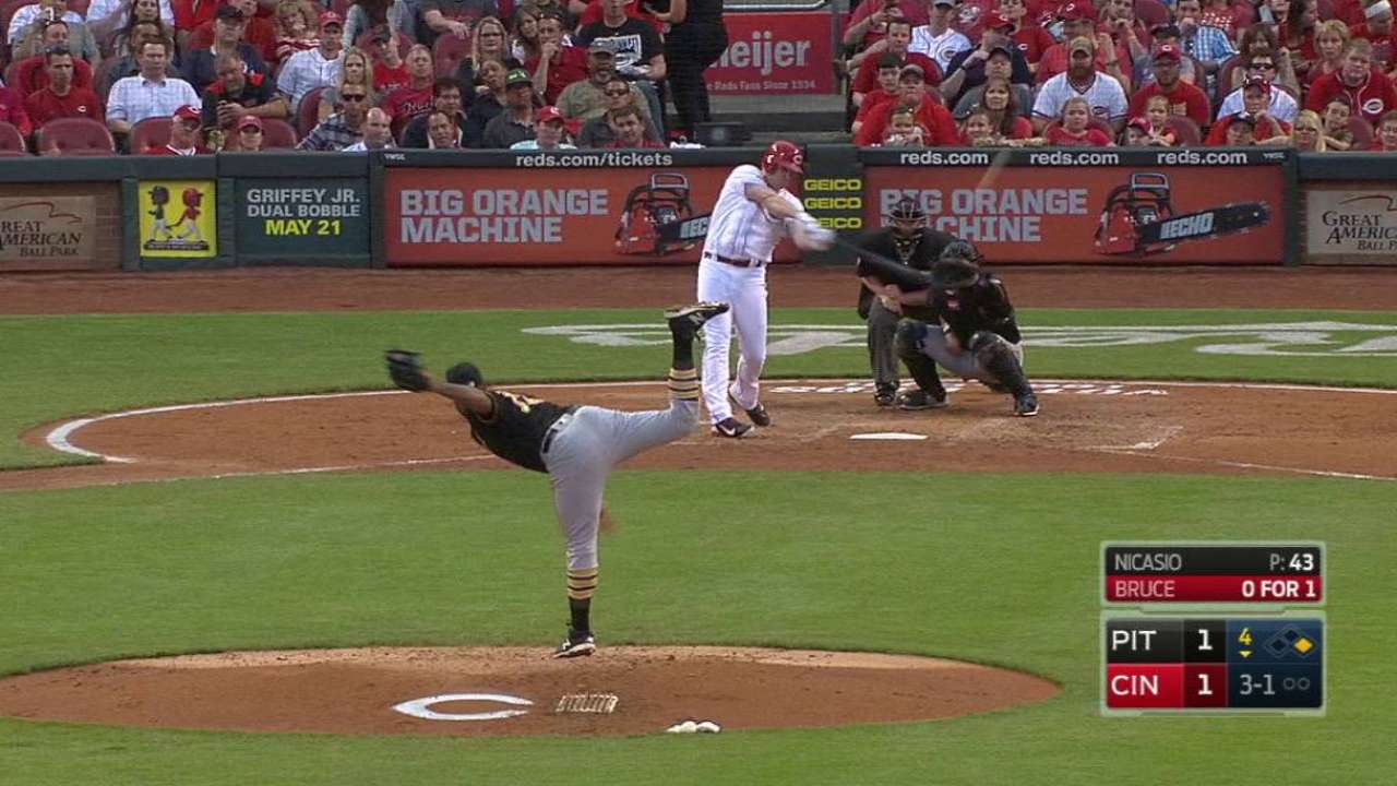 Bruce's two-run big fly