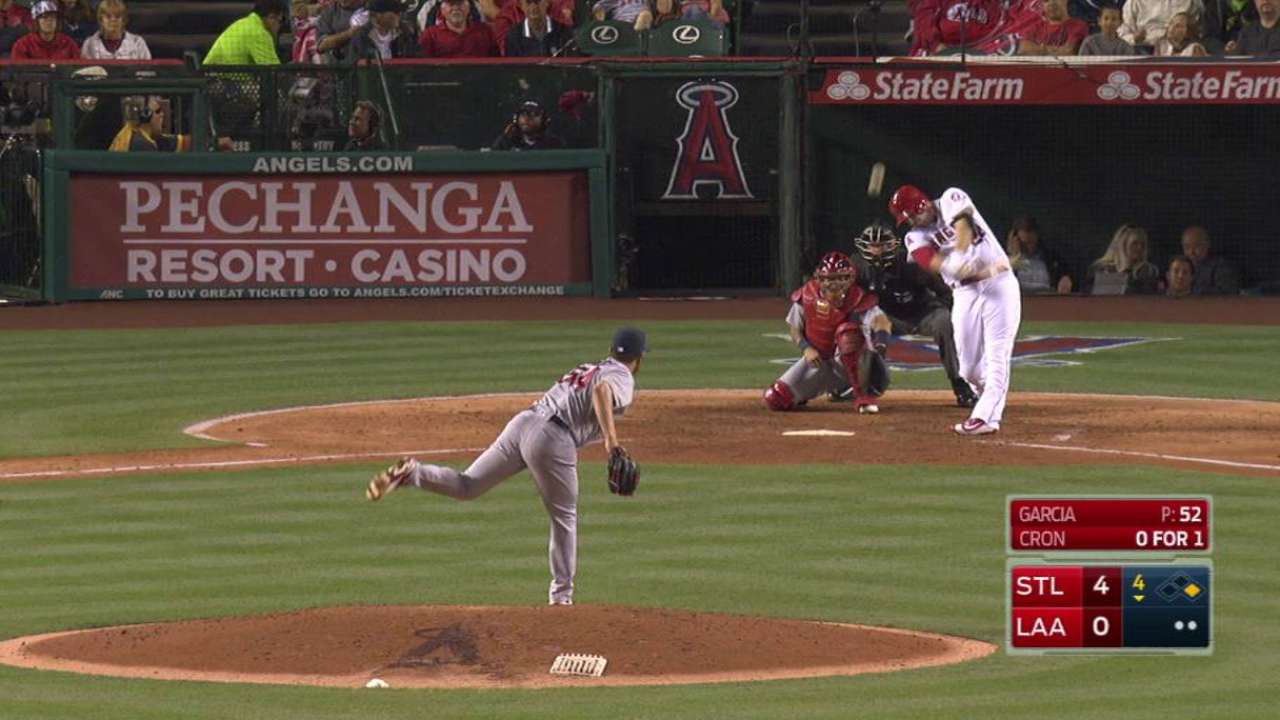 Cron's two-run homer