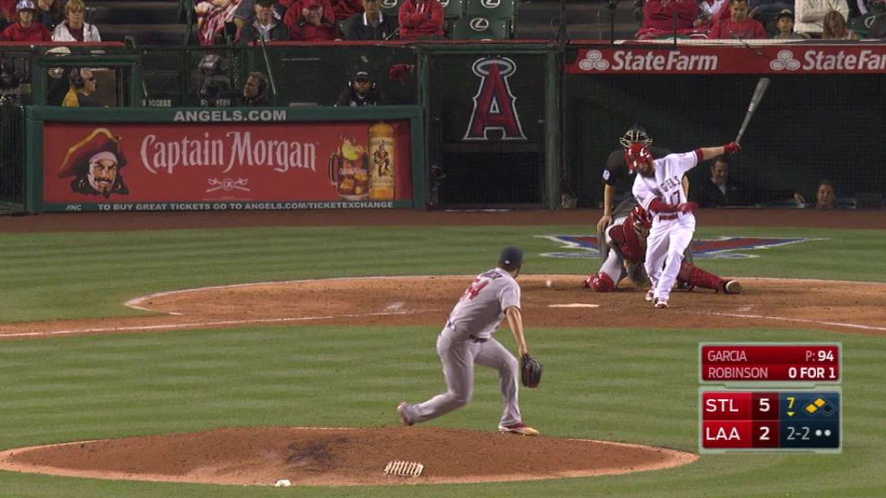 García maniata a Angels para darle triunfo a Cardenales