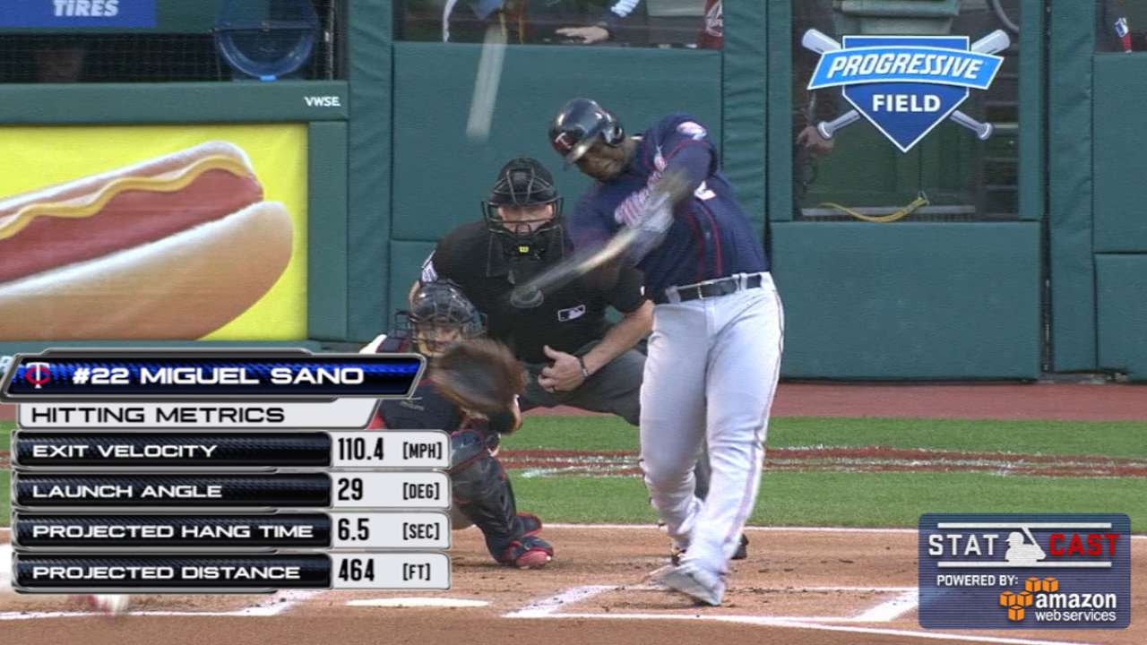 Statcast: Sano's moonshot