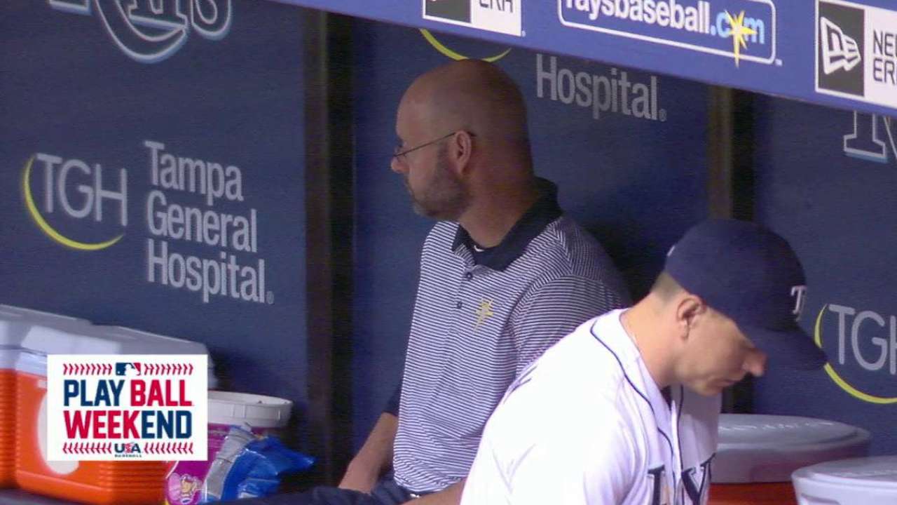 Rays treat lucky kids to clubhouse tour