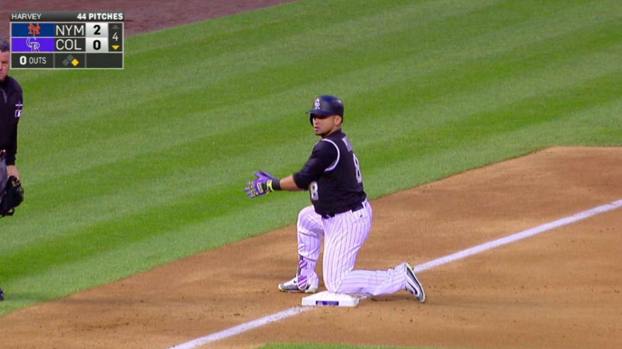 Parra's RBI triple