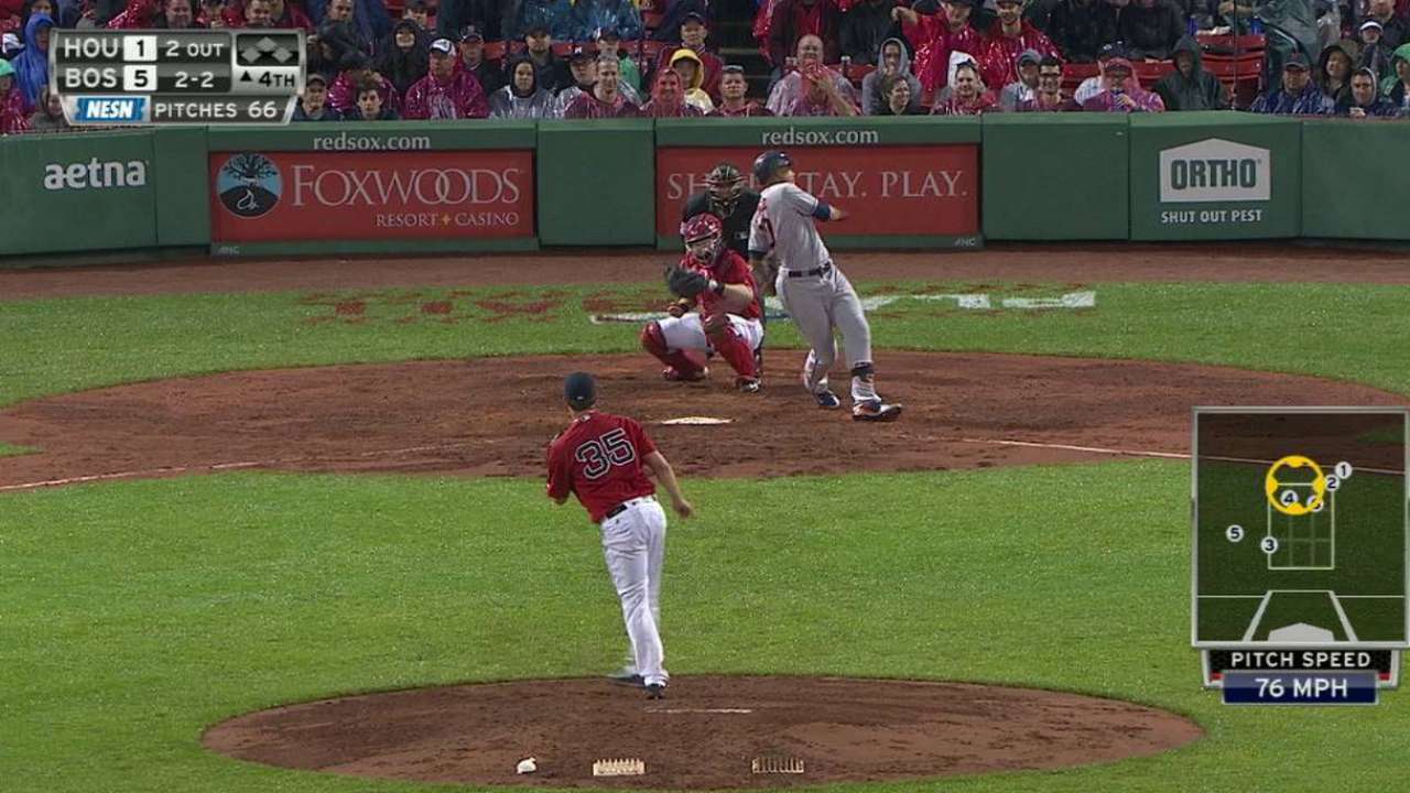 Wright's strikeout on Gomez