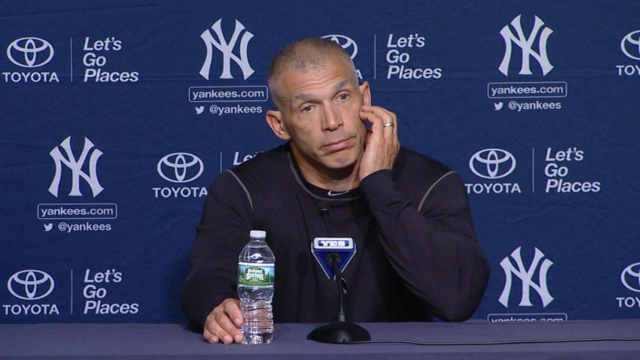 Girardi on Severino's injury