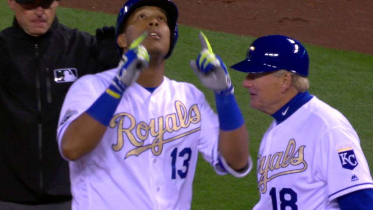 Perez's two-run single