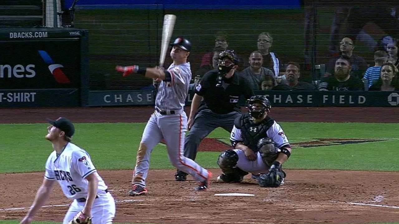 Panik's long three-run homer