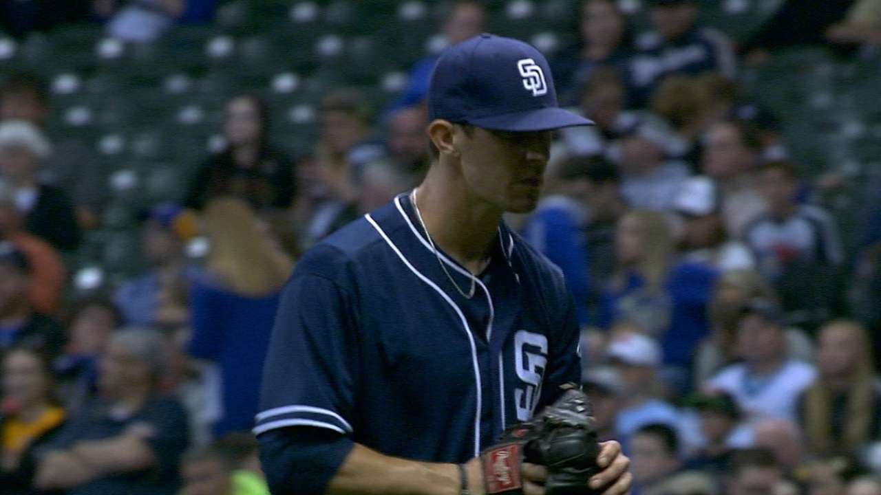 Friedrich's Padres debut