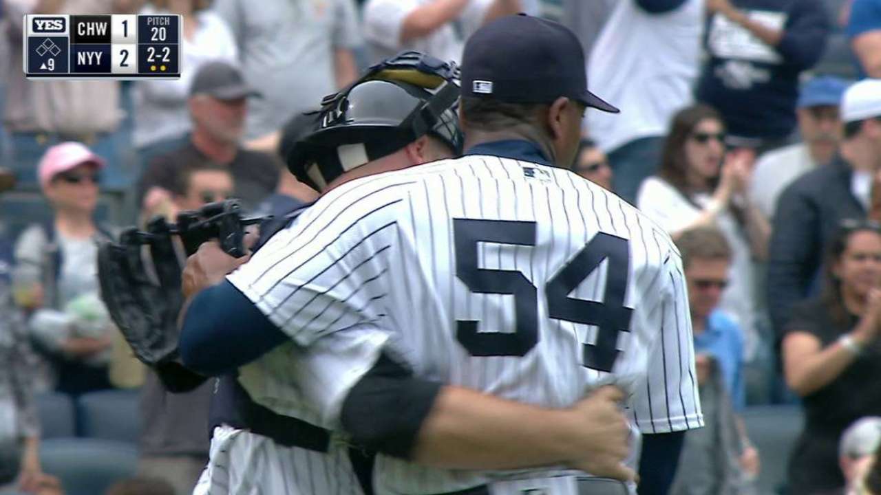 Yankees unleash full power of bullpen