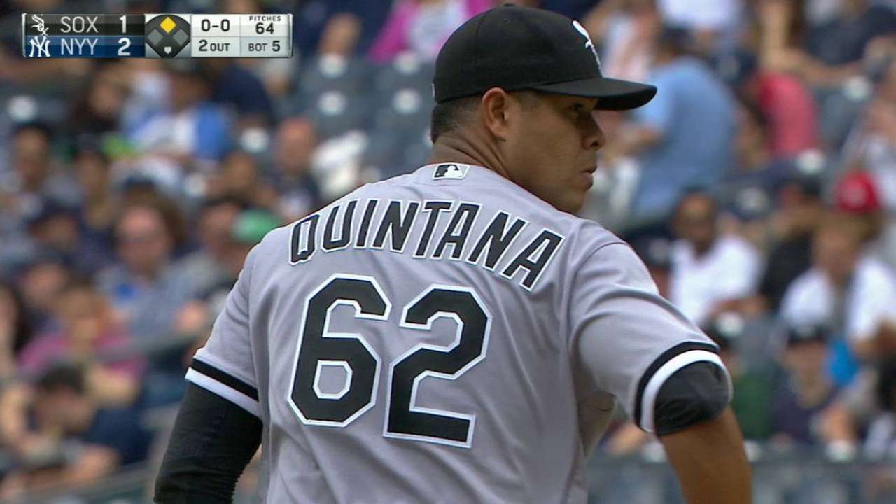 Quintana fans Gardner