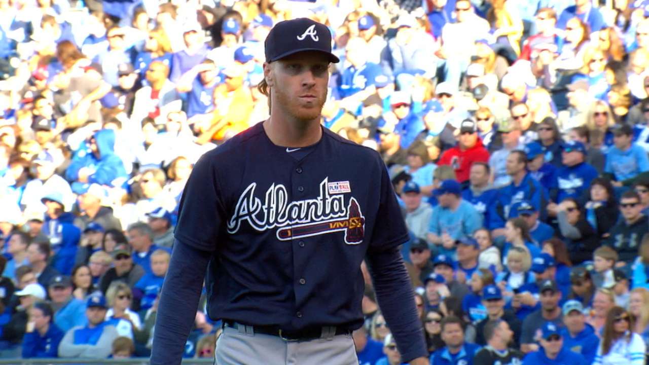 Folty flusters Royals as Braves even series