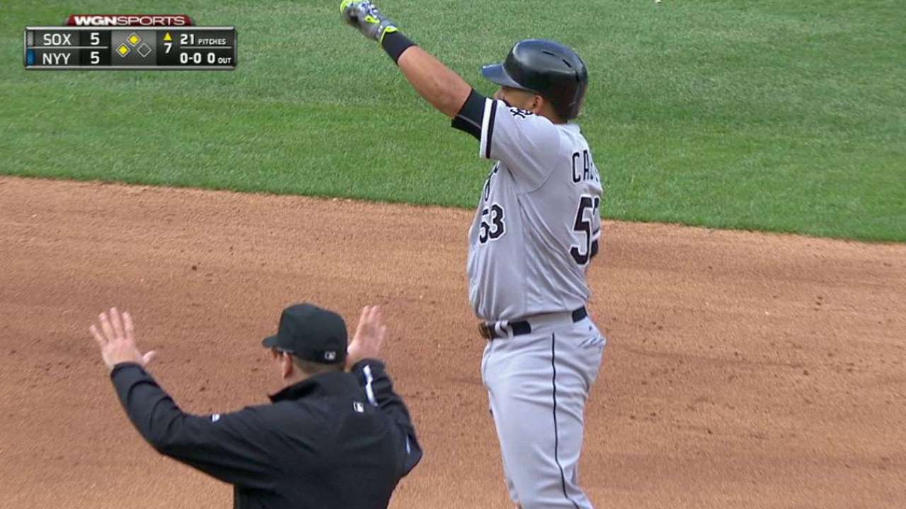 Cabrera's RBI double