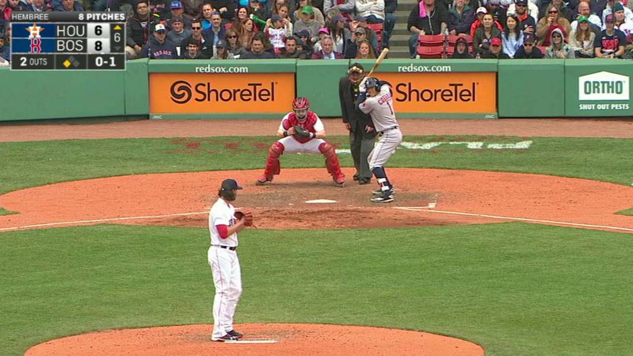 Altuve scores on error