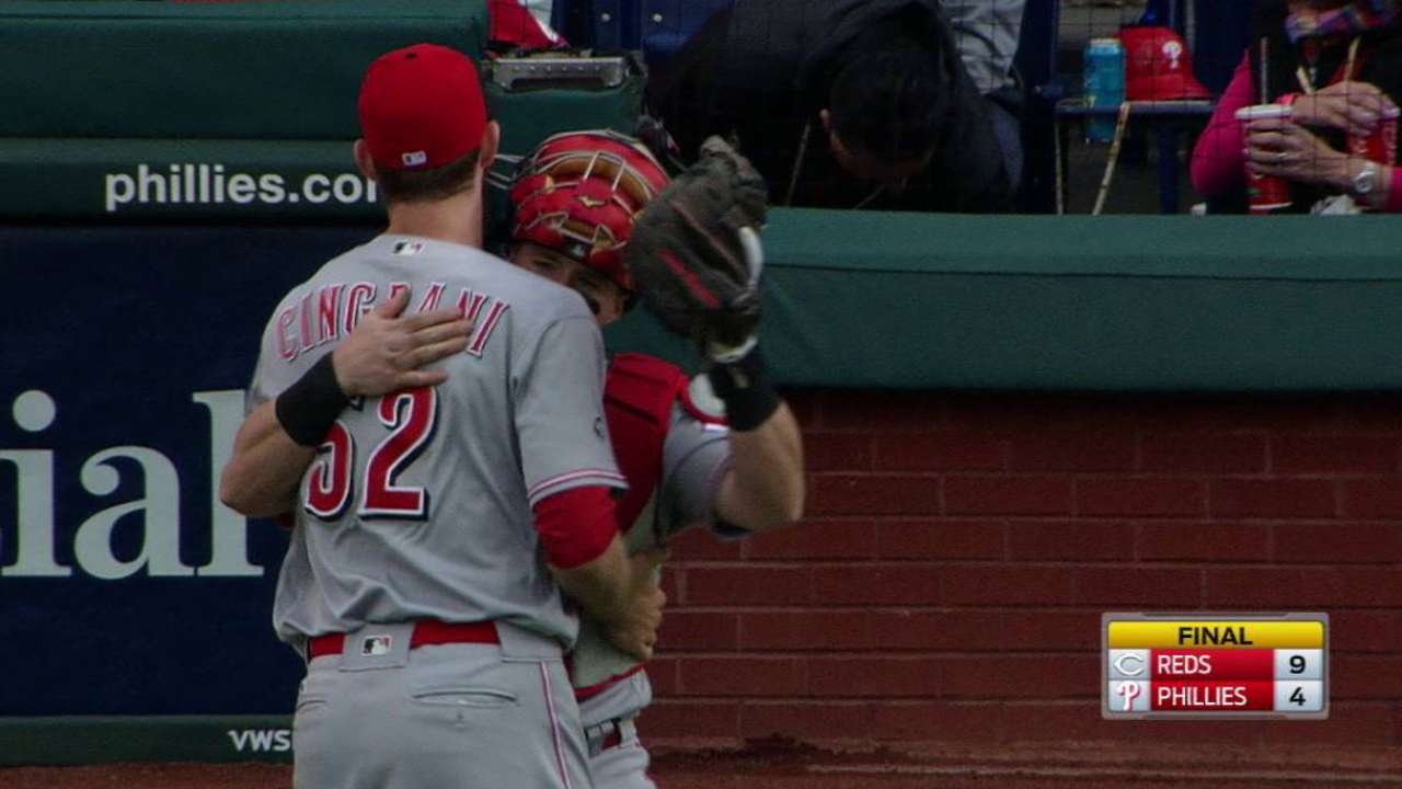 Cingrani collects the save