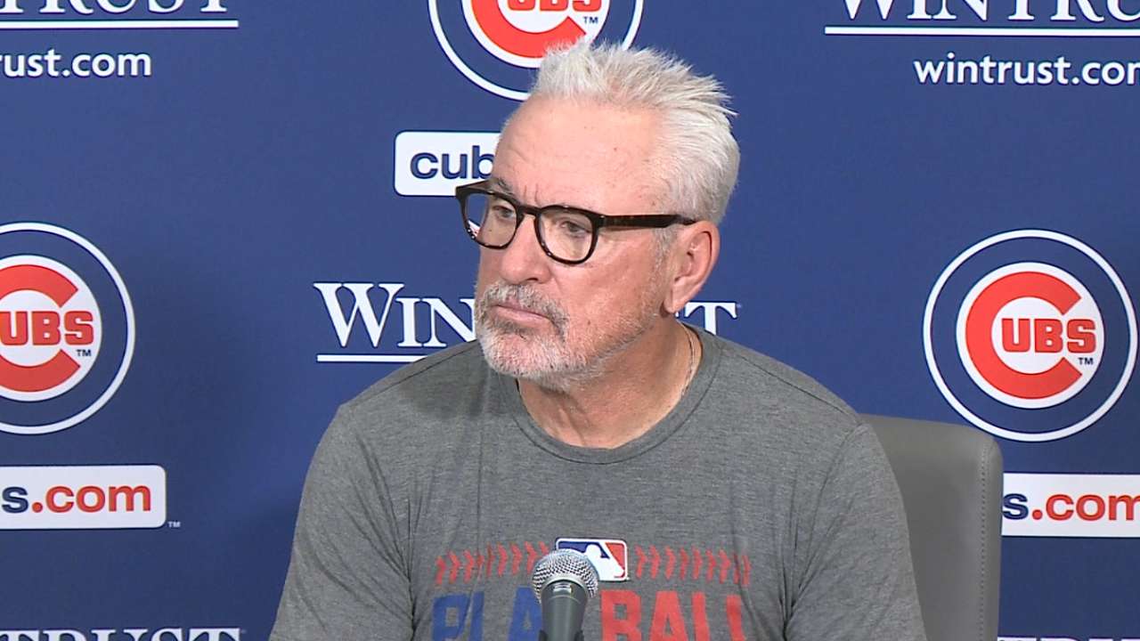 Maddon on pitchers' duel in loss