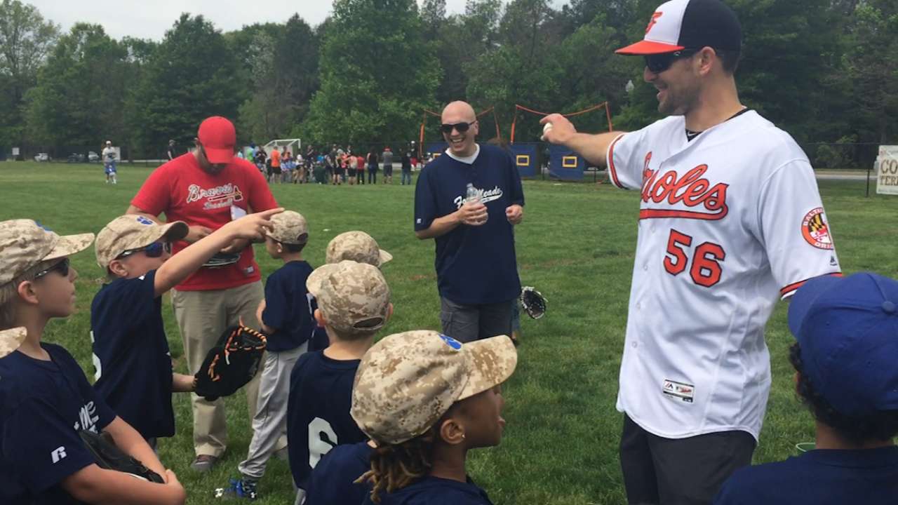 O's spread love of game through Play Ball clinics