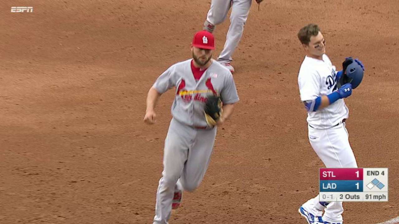 Holliday's nice play