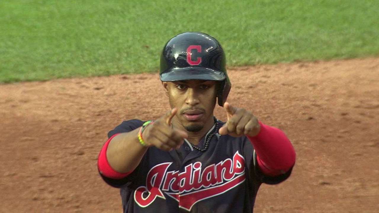 Lindor's two-run double