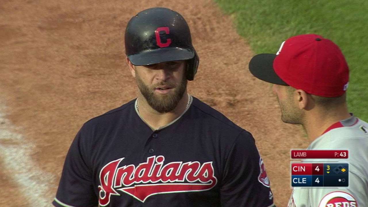 Napoli's RBI single to right