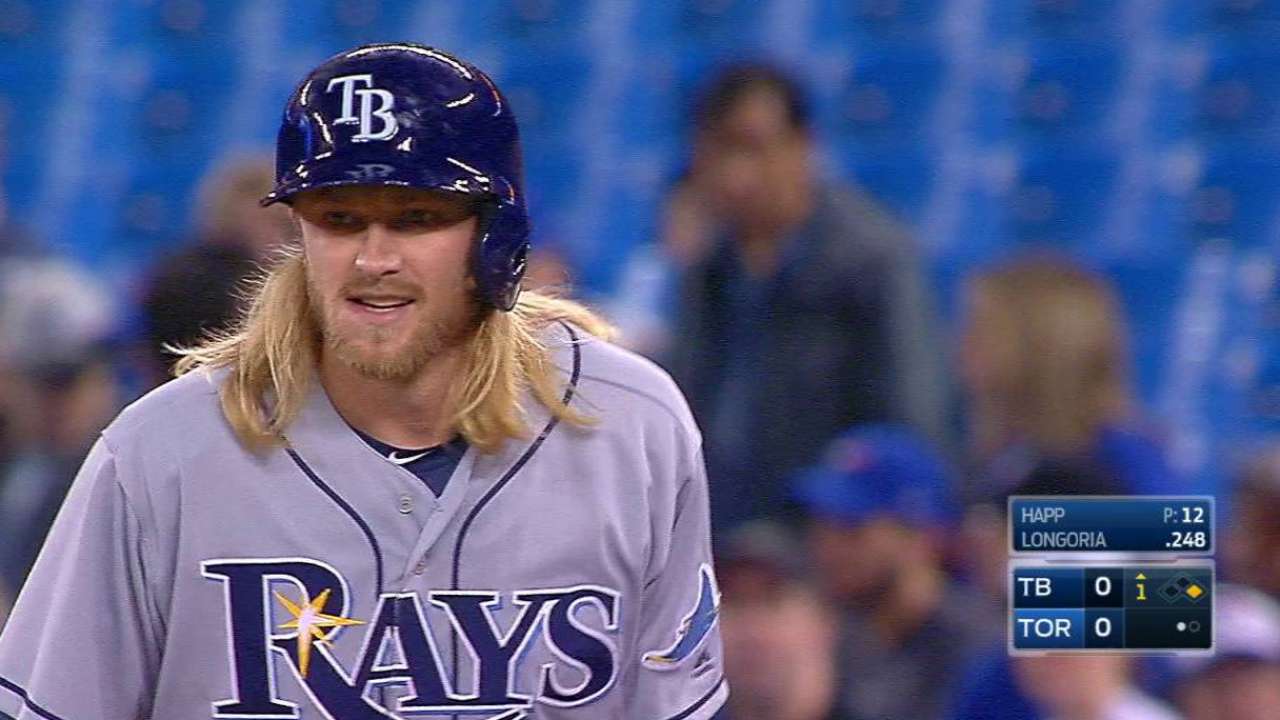 Motter's first career hit