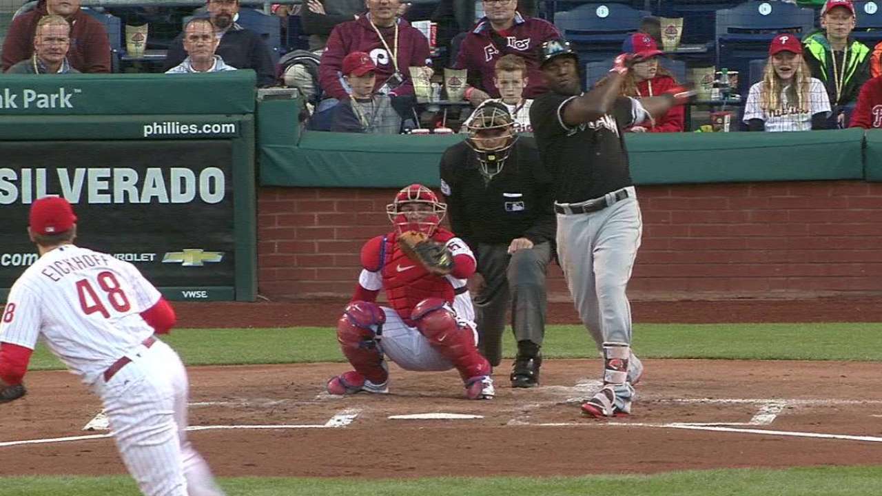 Ozuna y Bour guiaron triunfo de Marlins sobre Filis