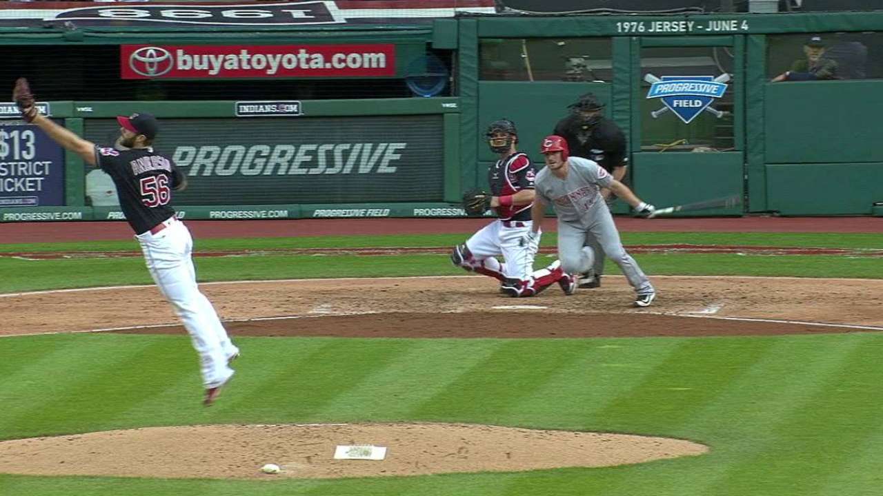 Tribe options Anderson in rotation shakeup