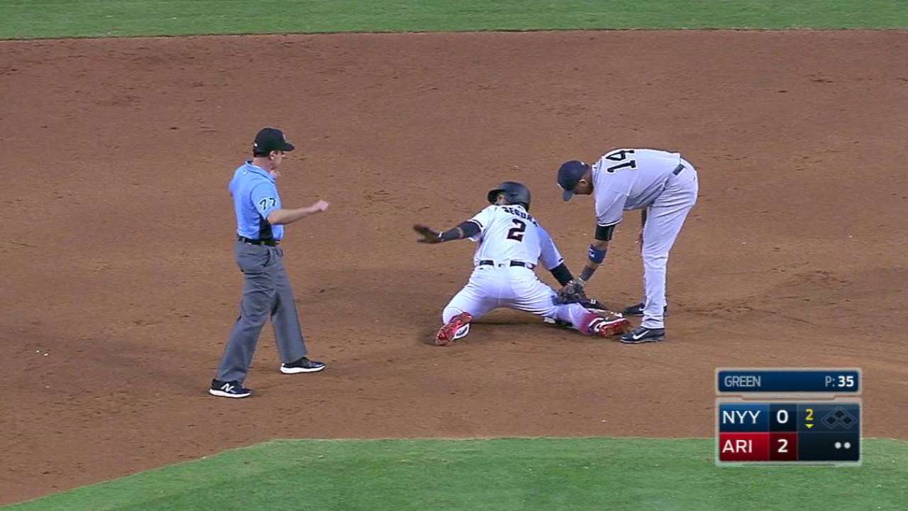 D-backs se sacuden mala racha y apalean a Yankees en casa