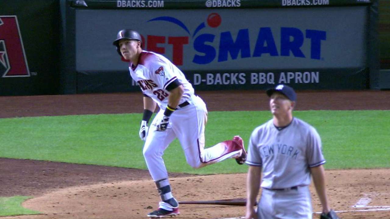 Lamb, D-backs roar past Yanks to end skid
