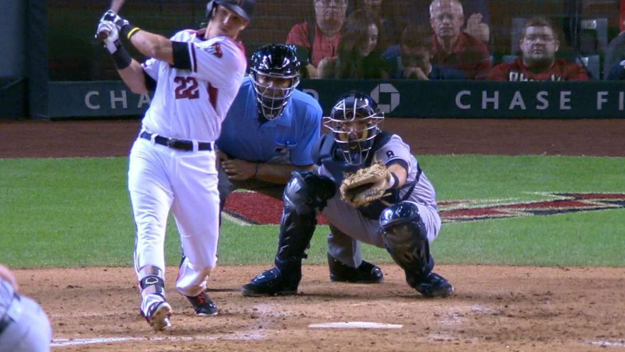 D-backs plate five in the 5th