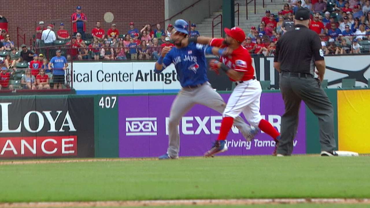 Odor, Bautista among 14 disciplined for brawl