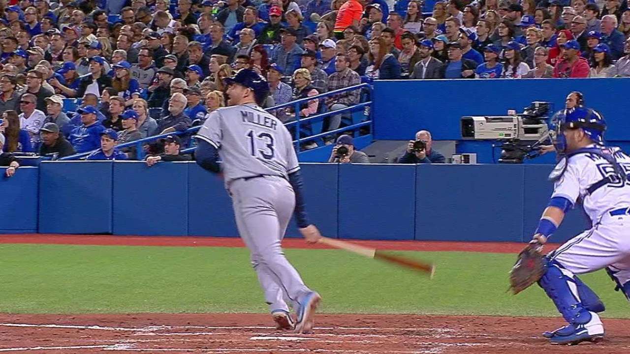 Rays' bats stay sizzling in rout of Blue Jays