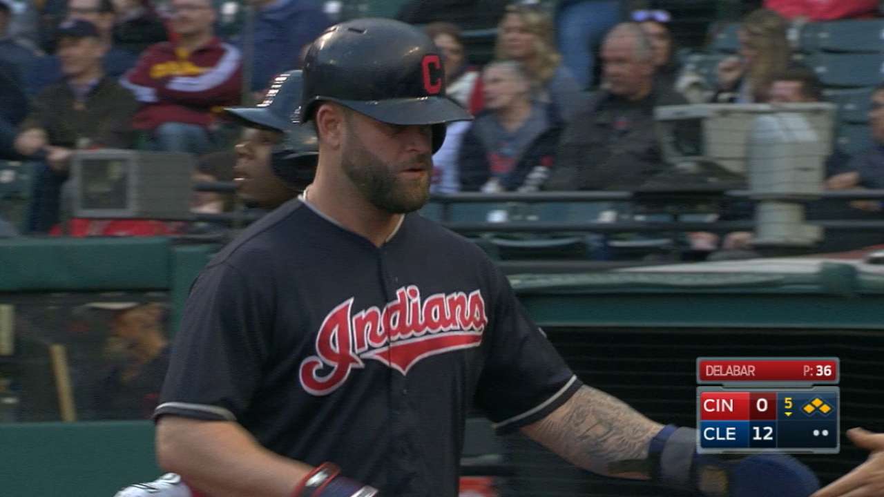 Indians' five-run 5th