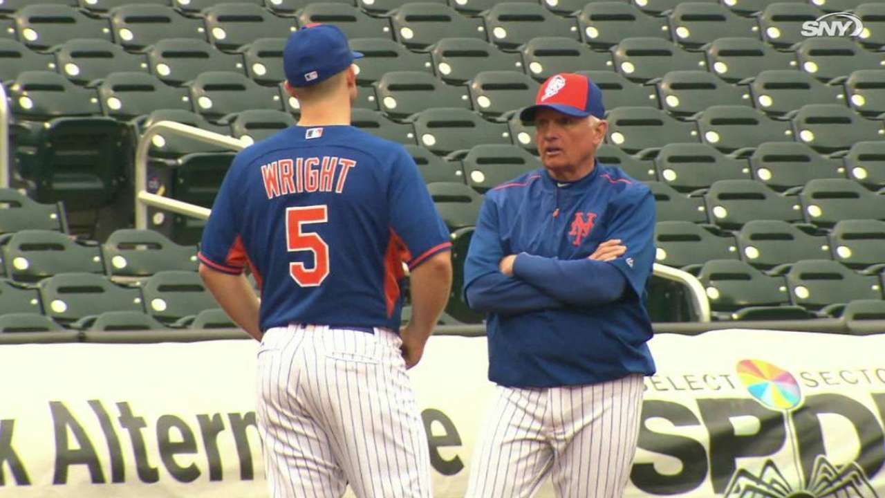 Wright, Collins talk pregame