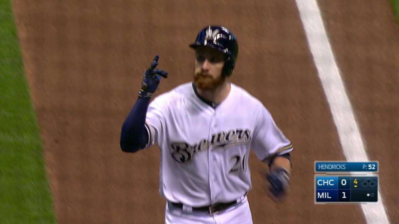 Cerveceros dominan a Cachorros con joya de Anderson