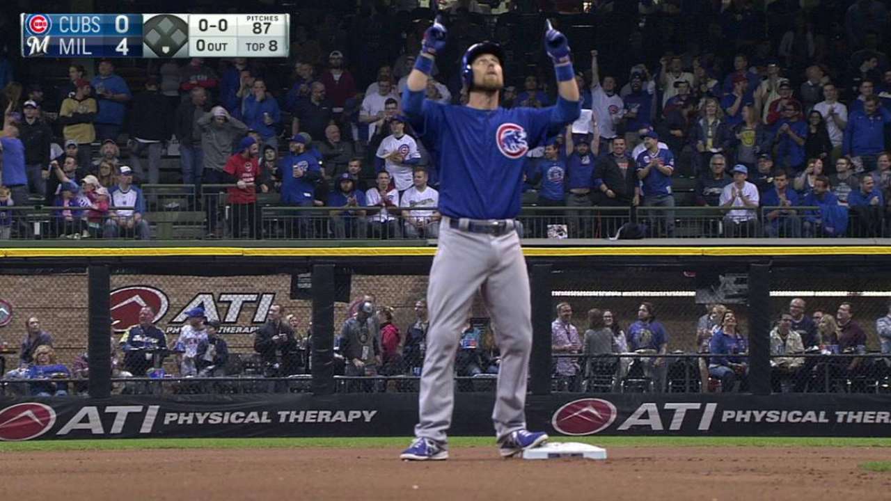 Cubs tip their caps to Crew's Anderson