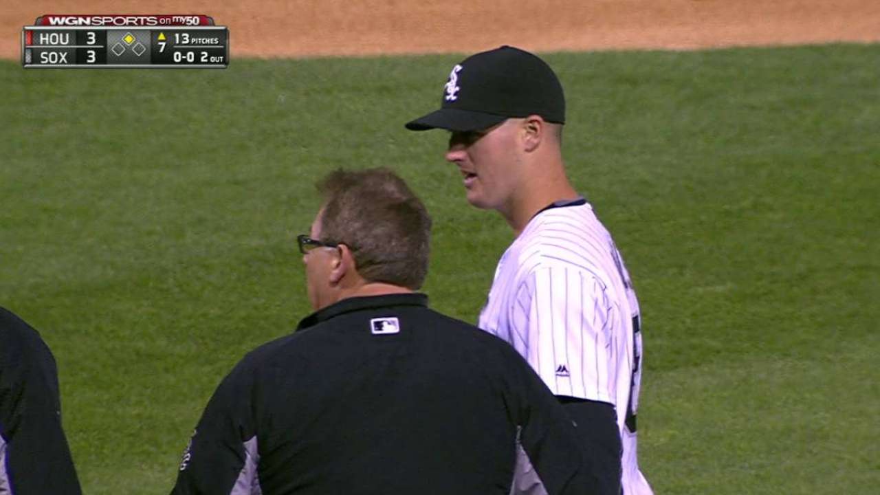 Jones leaves the game