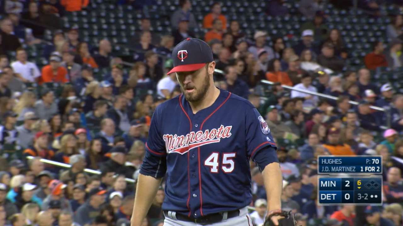 Hughes dealing with fatigue in right shoulder