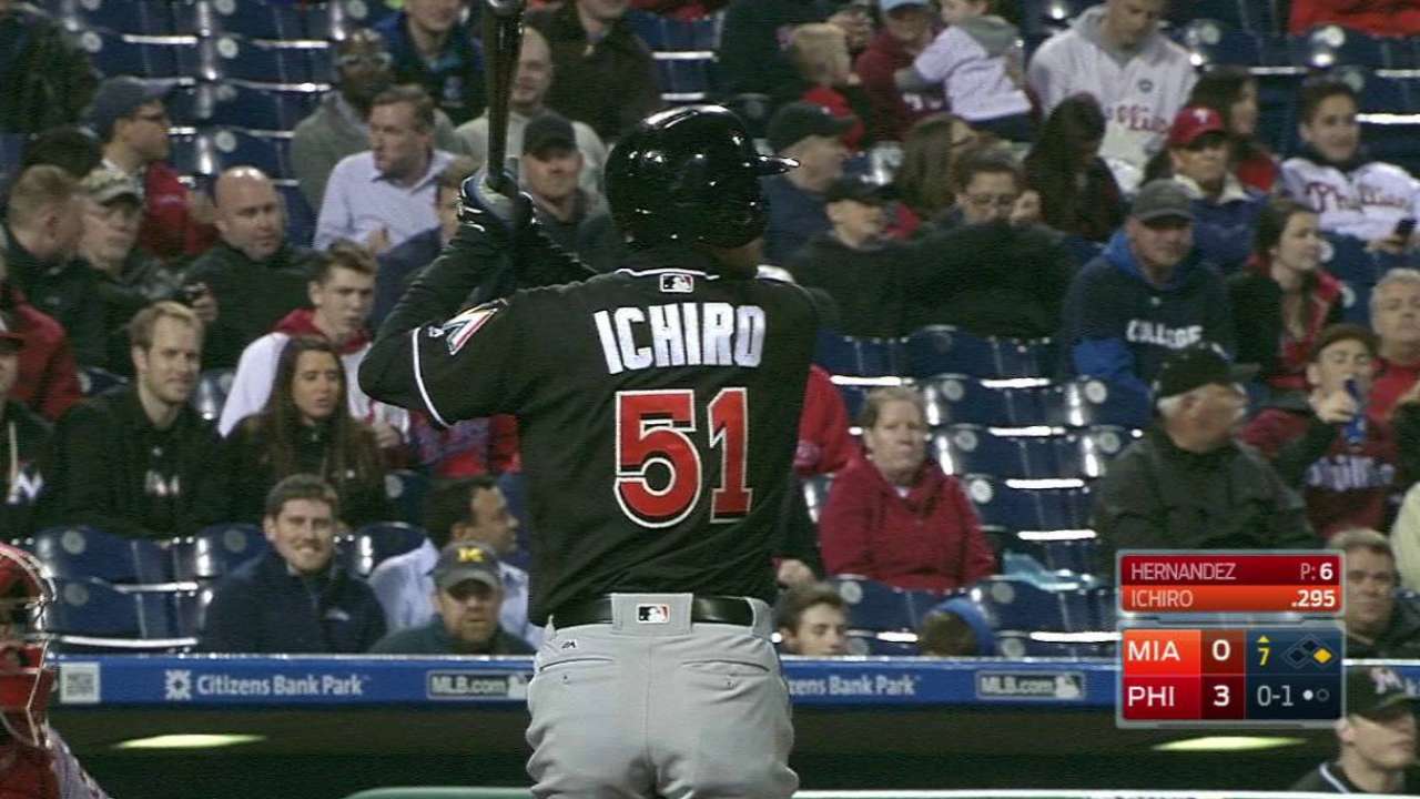 Ichiro's pinch-hit single