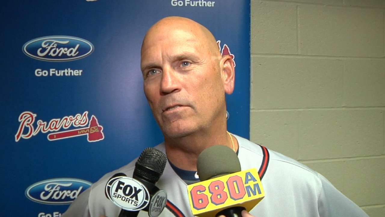 Interim skipper Snitker a longtime Brave