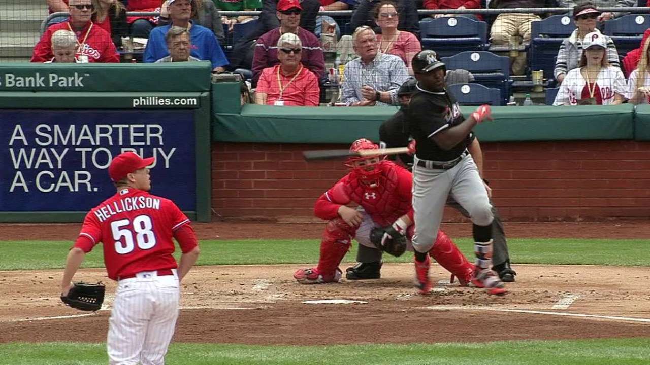 Ozuna's RBI double