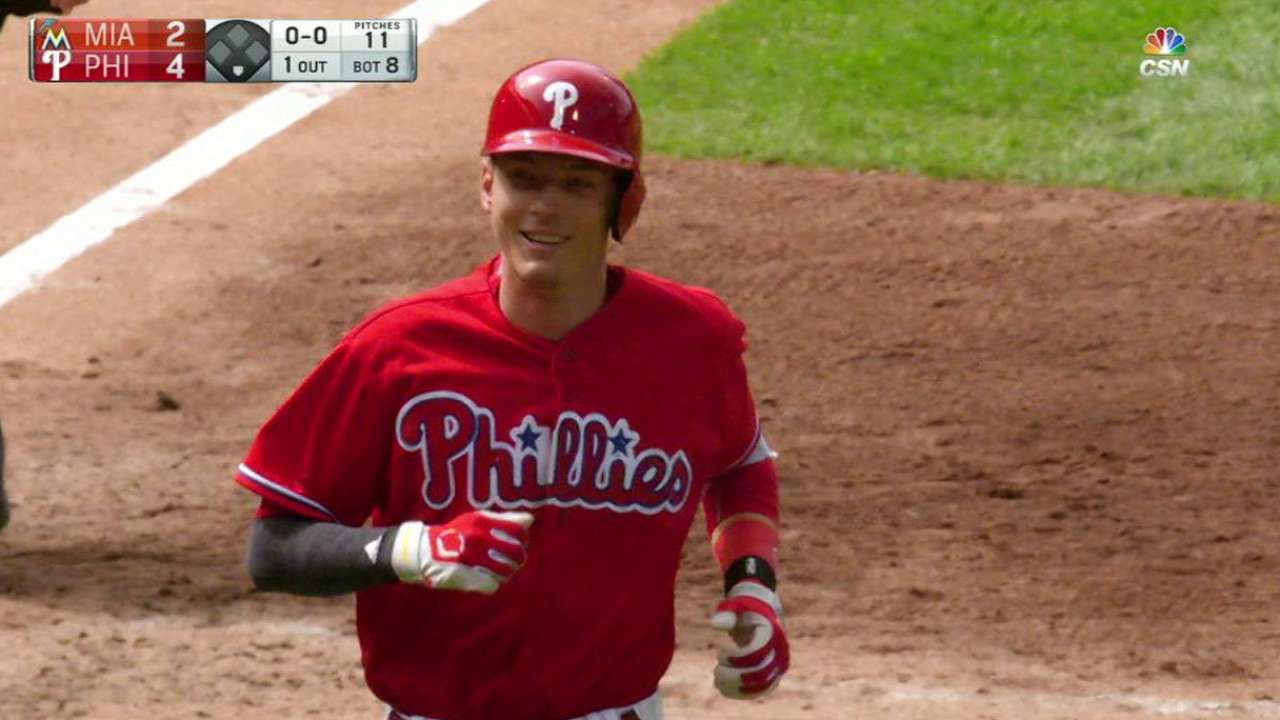 Goeddel's first career home run