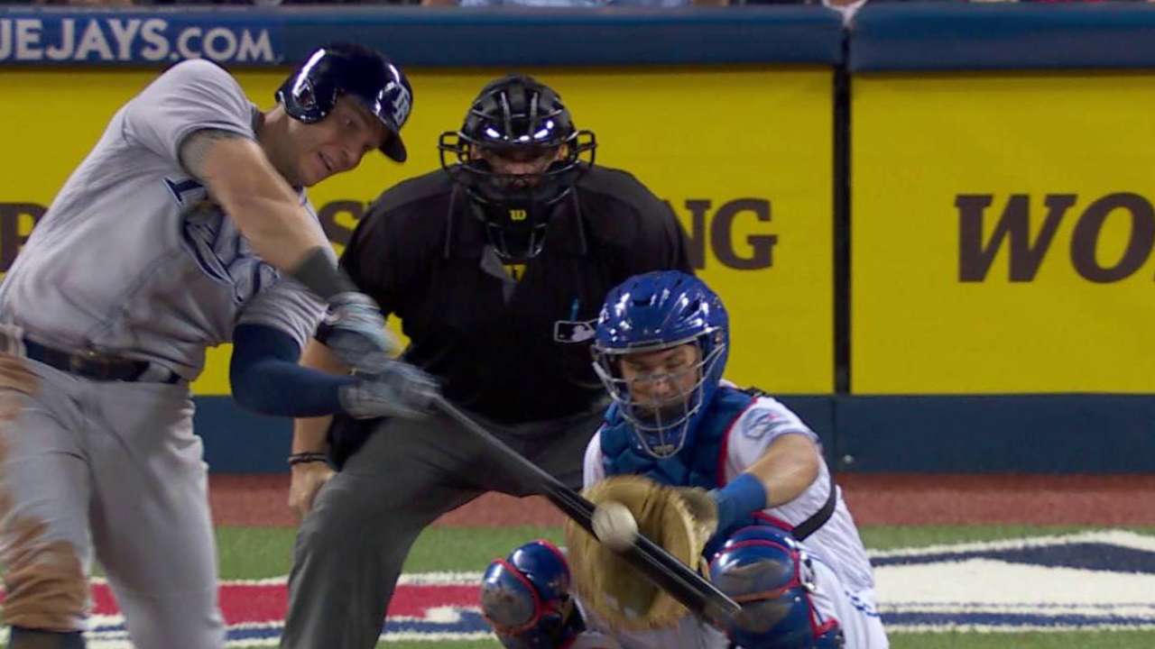 Morrison homers to right-center