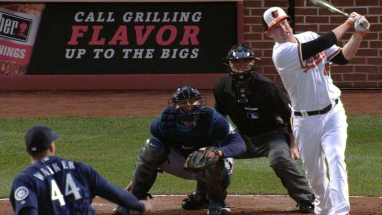 O's hold off Mariners after Wieters sparks offense