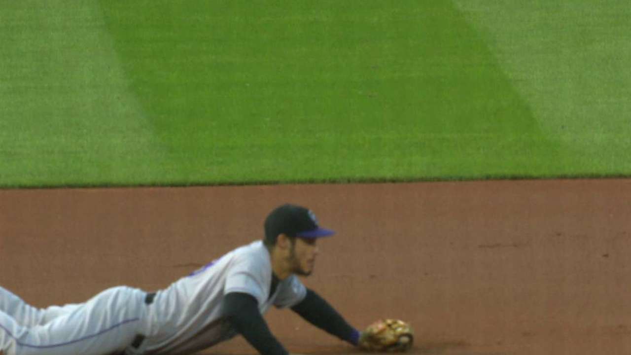 Arenado saves a run